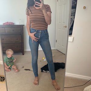 High waist American eagle